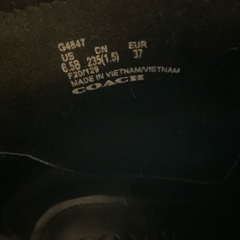 Coach black boots - Picture 1 of 11